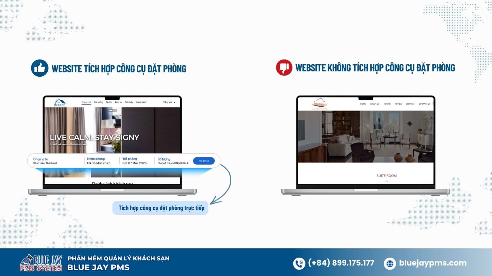 lỗi thường gặp khi thiết kế website khách sạn